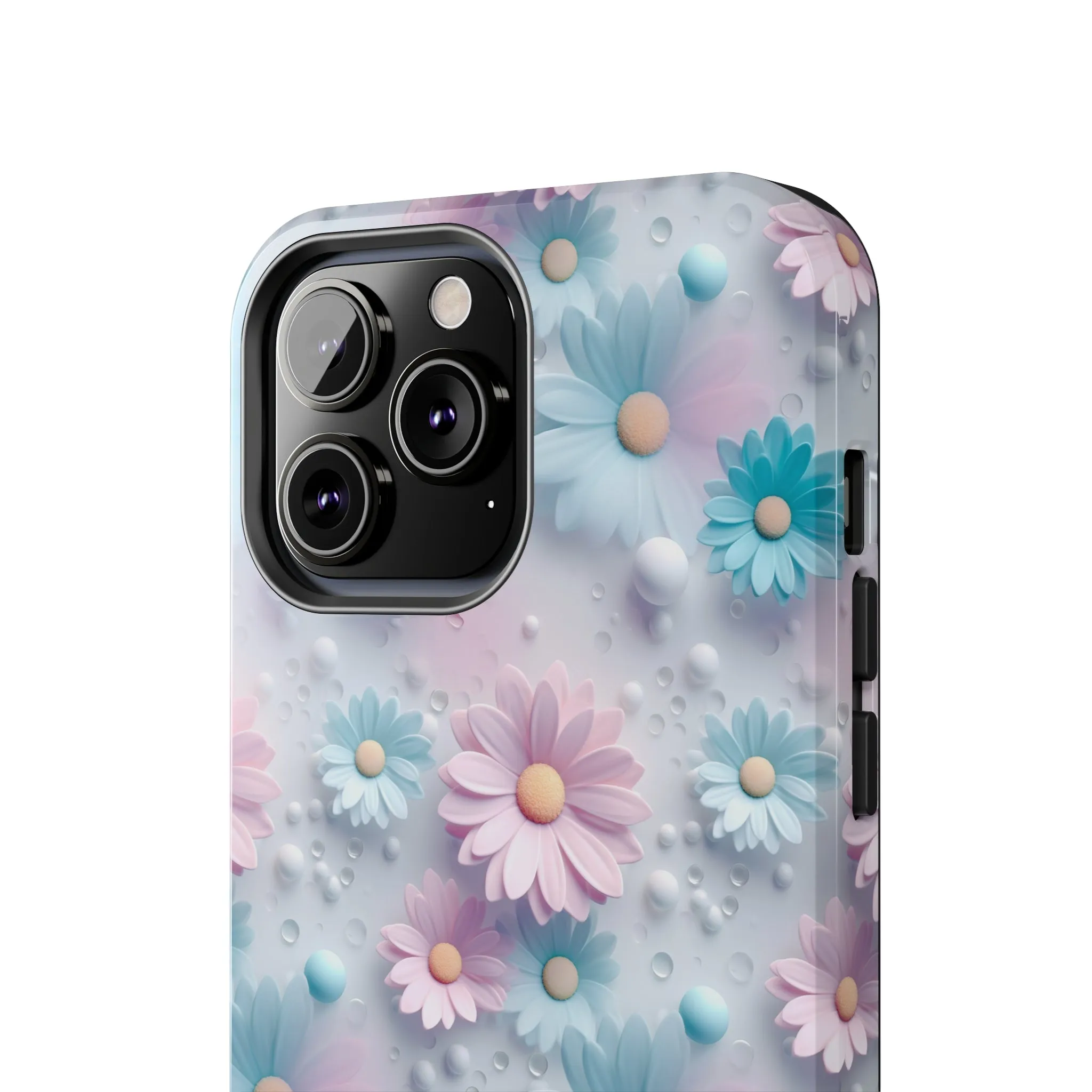 Dreamy Pastel Daisies Digital print Design Tough Phone Case compatible with a large variety of iPhone models, Gift, Phone Case