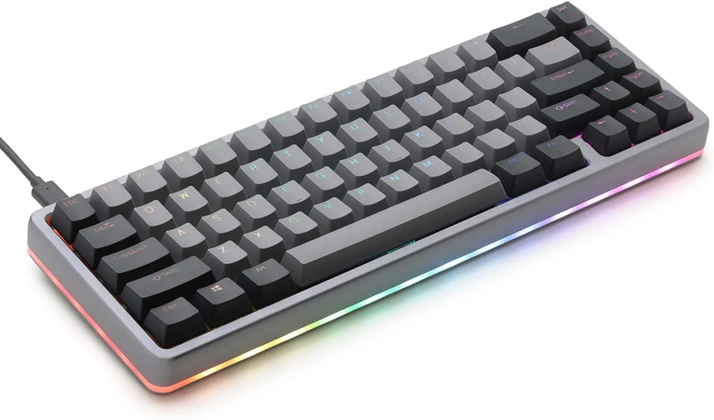 DROP ALT High-Profile Mechanical Keyboard  65% 67 Key Cherry MX Brown, Gray