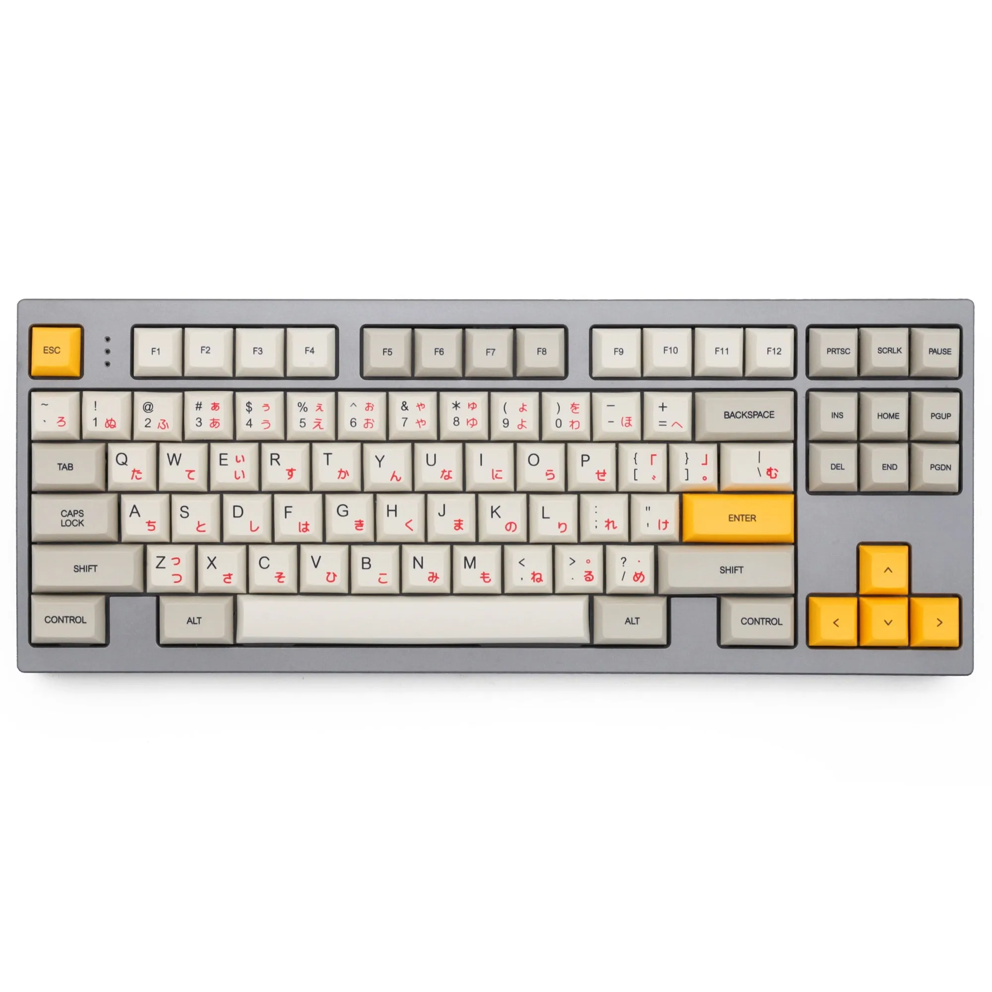 dsa profile Dye Sub 1980 Keycap Set PBT plastic retro beige for mechanical keyboard beige grey yellow gh60 xd64 xd84 xd96 87 104