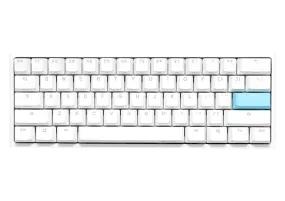 Ducky One 2 Mini Gaming Keyboard, Mx Brown, Rgb-Led, White