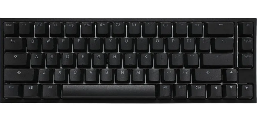 Ducky One 2 Sf Gaming Keyboard, Mx-Silent-Red, Rgb Led - Black