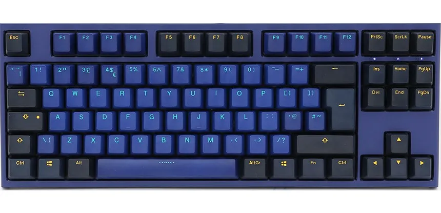 Ducky One 2 Tkl Horizon Pbt Gaming Keyboard, Mx Brown - Blue