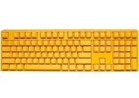 Ducky One 3 Yellow Gaming Keyboard, Rgb Led - Mx-Speed-Silver (Us)