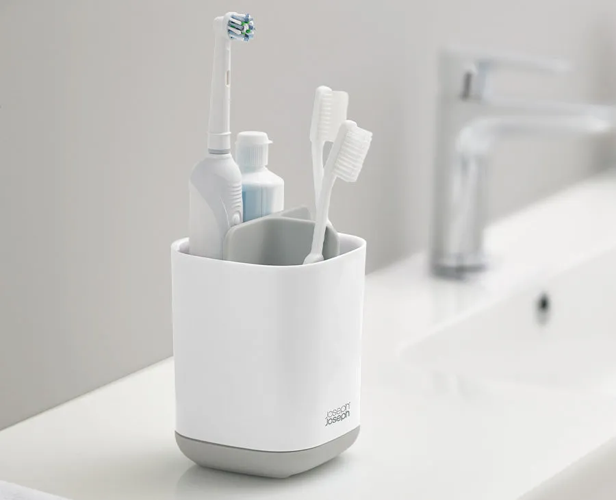 EasyStore™ Light Grey Toothbrush Holder