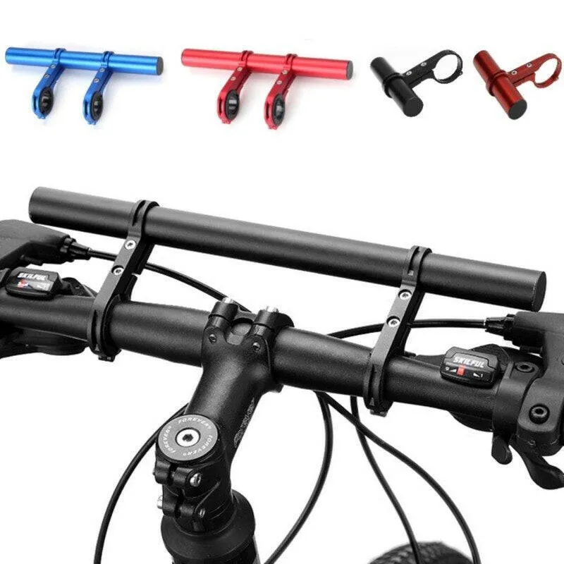 ESLNF 10/20cm Bicycle Handlebar Extended Bracket Bike Headlight Mount Bar Computer Holder Lamp Support Rack Alloy Fiber Stand