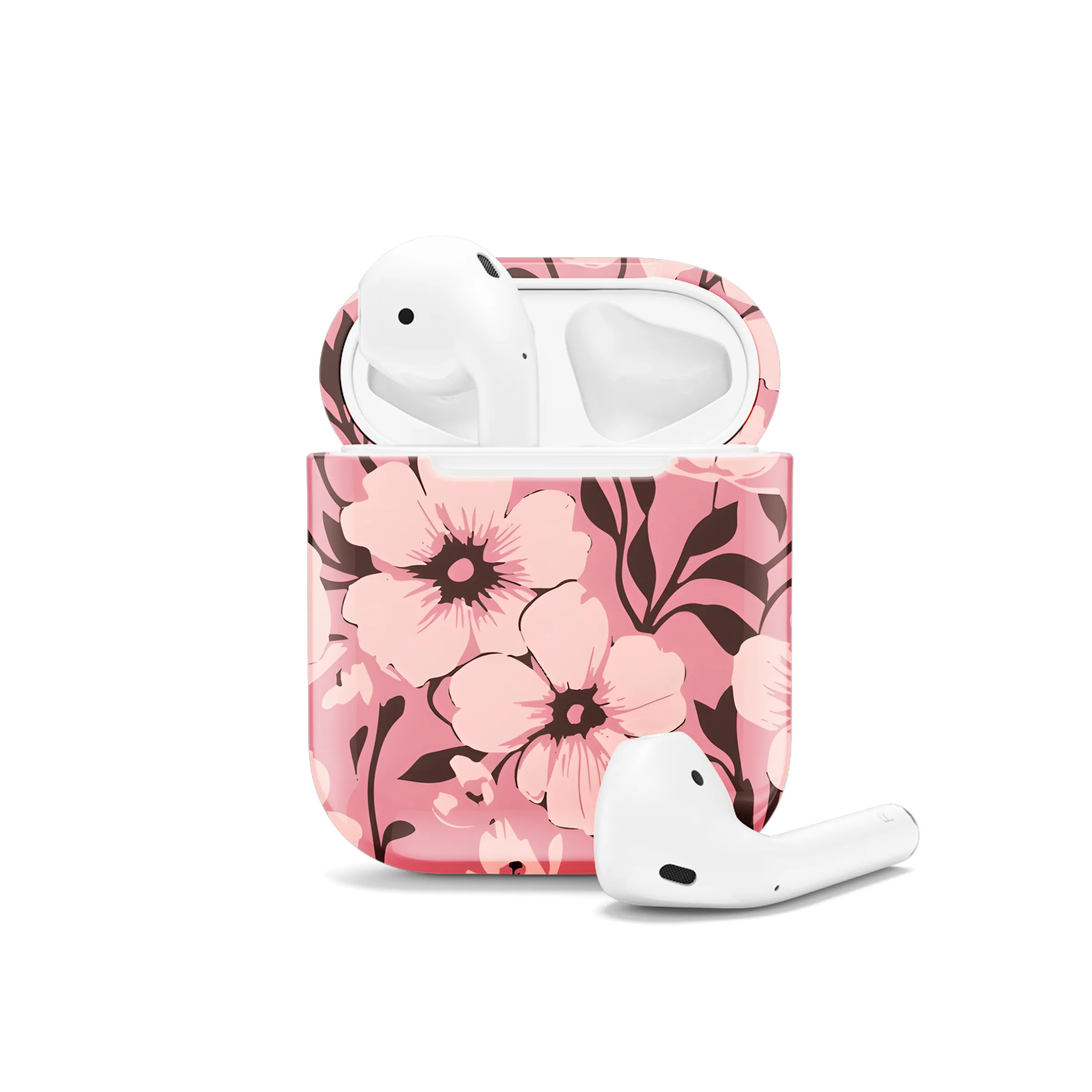 Floral Pattern AirPods Case AirPods Pro AirPods Pro 2 AirPods 3 AirPods 2 Glossy 2353