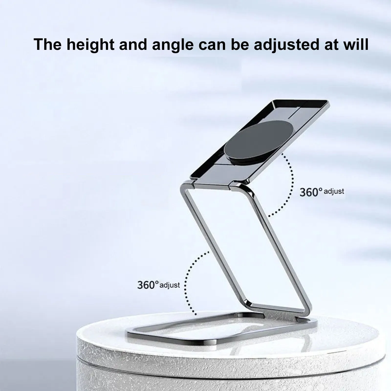 Foldable Mobile Phone Holder - 360-Degree Rotatable