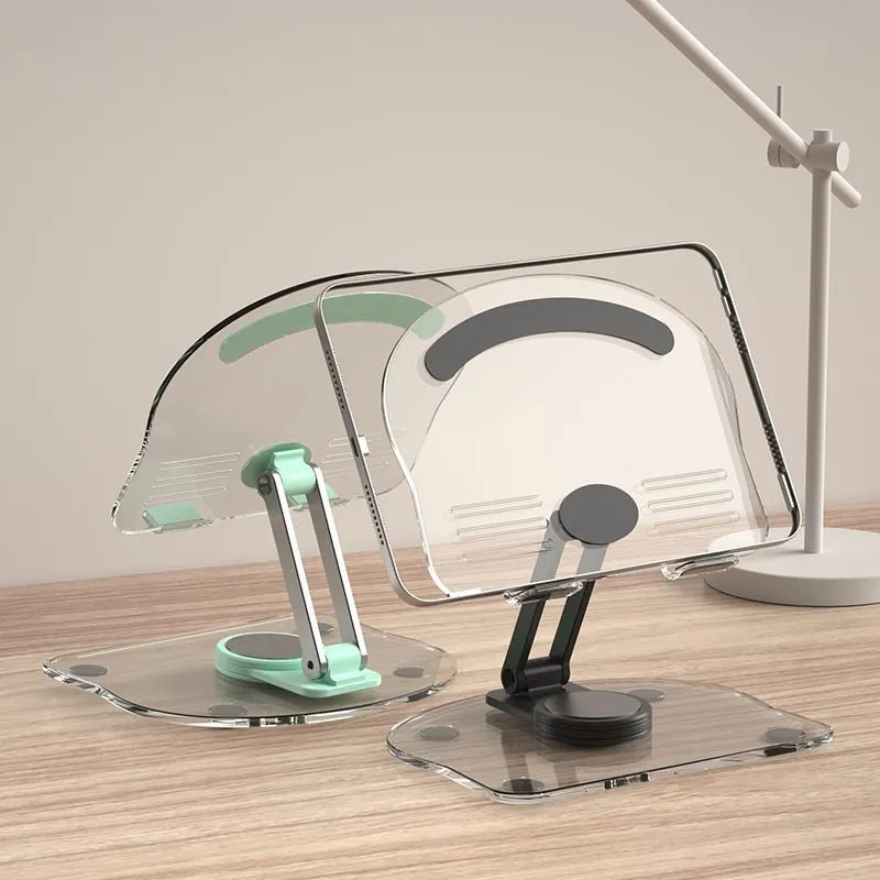 Foldable Transparent Acrylic Tablet Stand