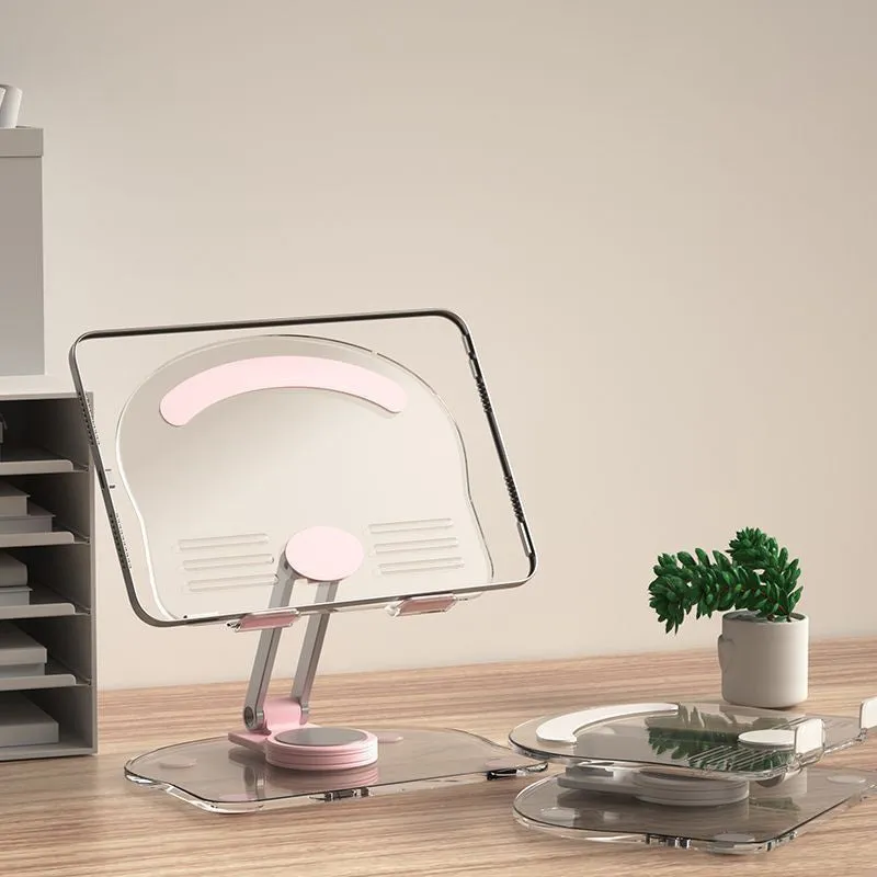 Foldable Transparent Acrylic Tablet Stand