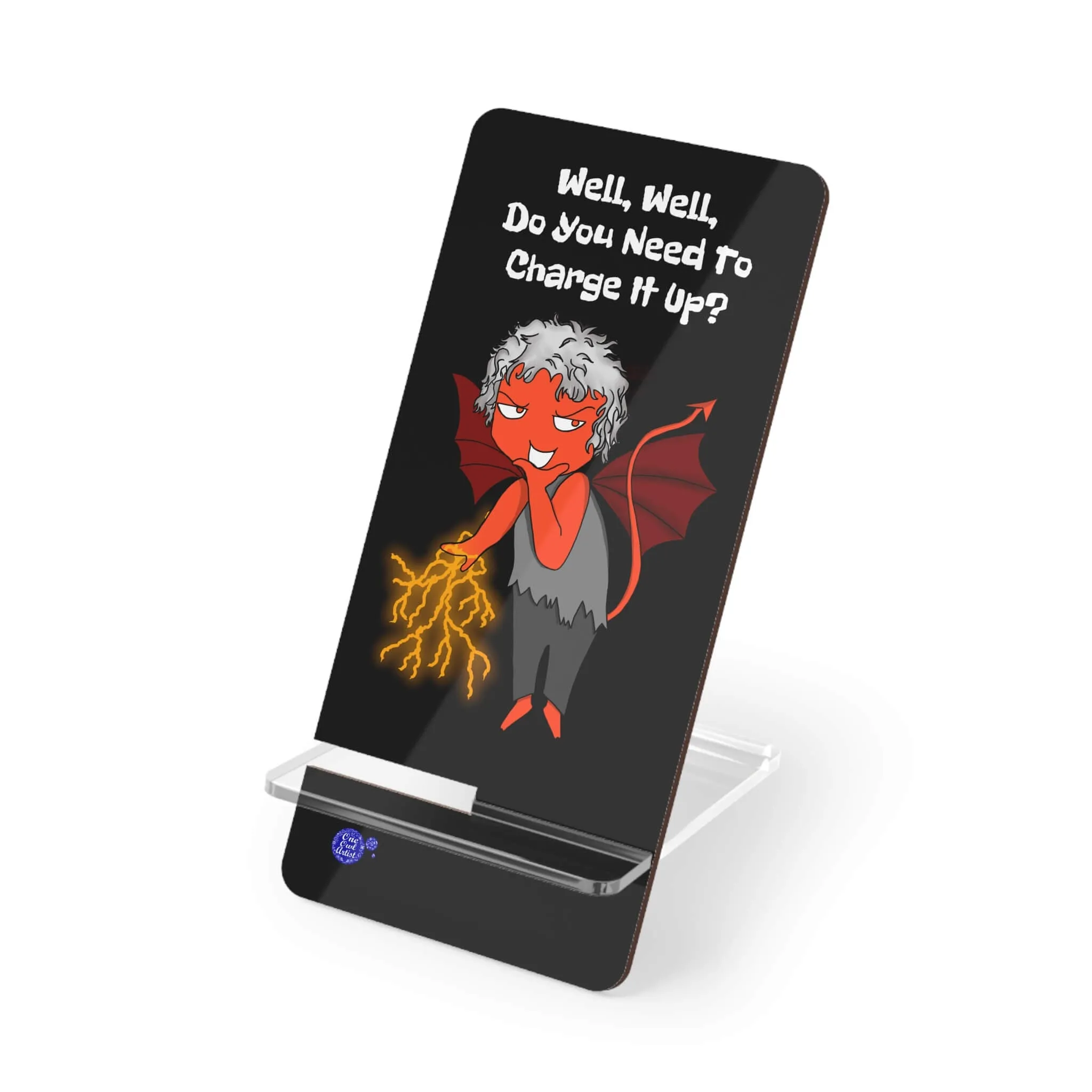 Funny Evil Angel Mobile Display Stand (for Smartphones)