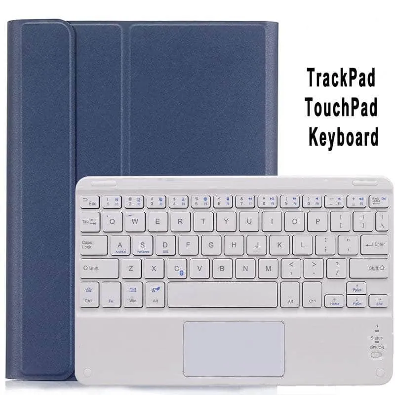 Galaxy Tab S8 11 X700 Wireless Leather Keyboard Trackpad Case