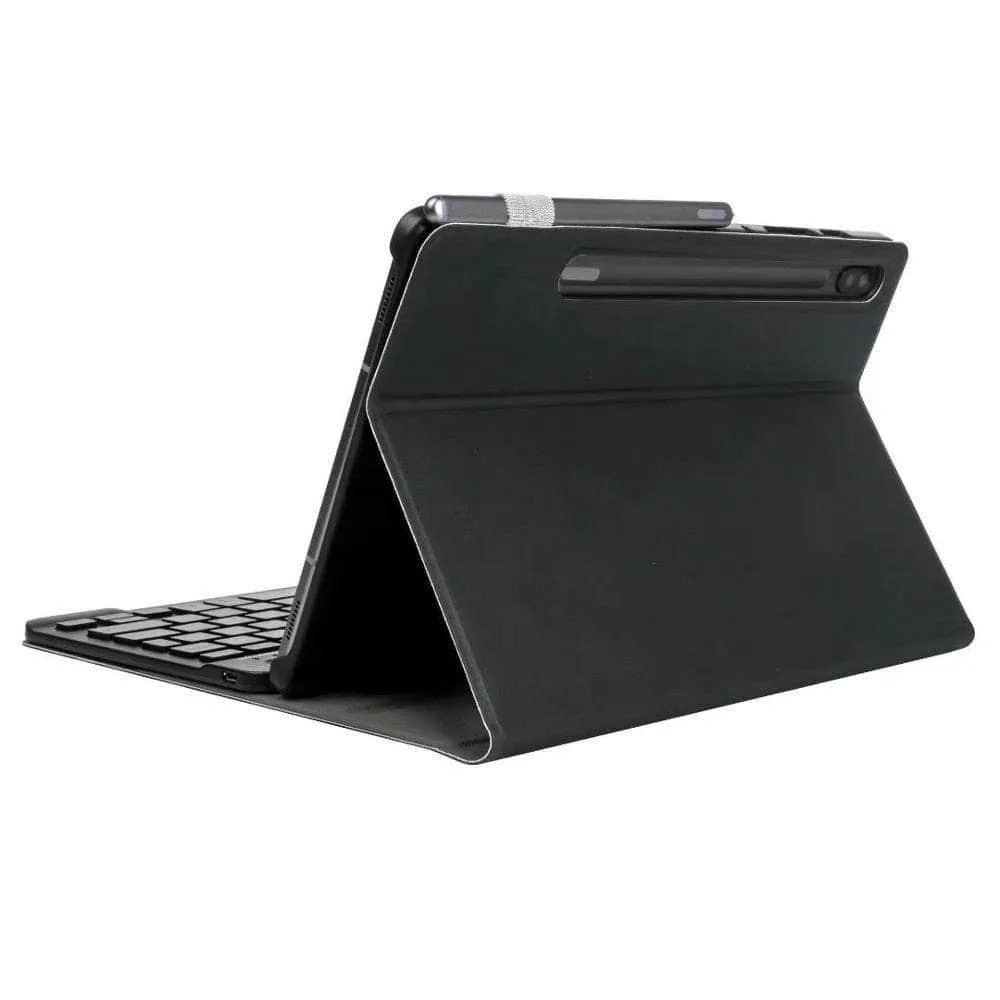 Galaxy Tab S8 11 X700 Wireless Leather Keyboard Trackpad Case