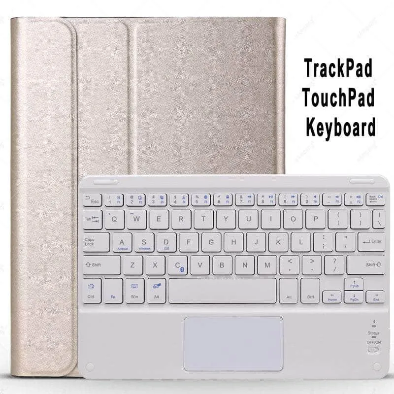 Galaxy Tab S8 11 X700 Wireless Leather Keyboard Trackpad Case