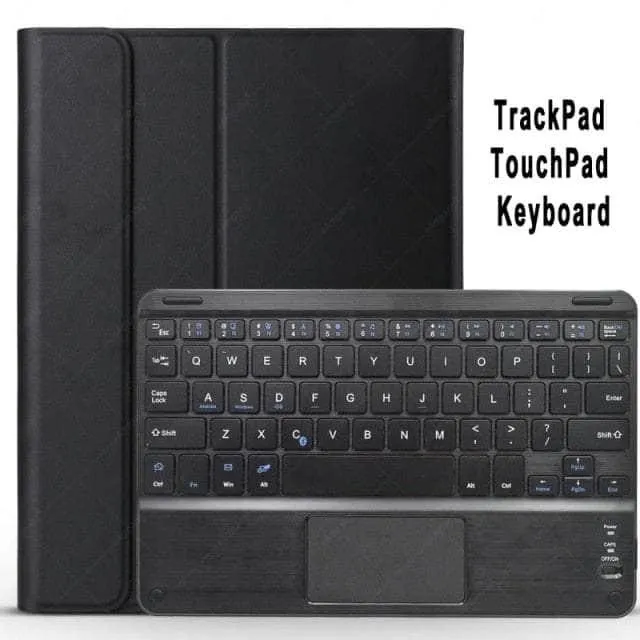 Galaxy Tab S8 11 X700 Wireless Leather Keyboard Trackpad Case