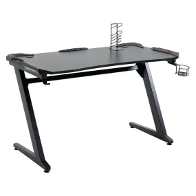 Gaming Desk Computer Writing Table with Large Workstation for Home Office, 122 x 66 x 86cm, Black Office