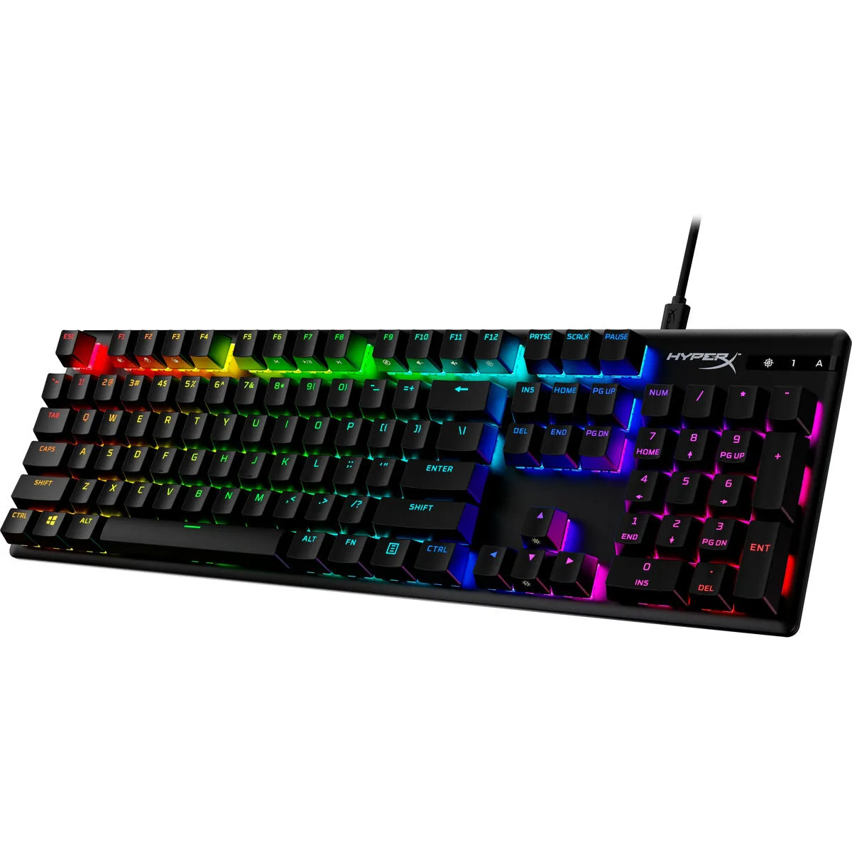 Gaming Keyboard Hyperx 639N3AA#ABE QWERTY Black