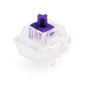 Gateron Zealio V2 Switch Tactile 62g 65g 67g 78g 5pin SMD RGB mx stem switch for mechanical keyboard Purple Colorway