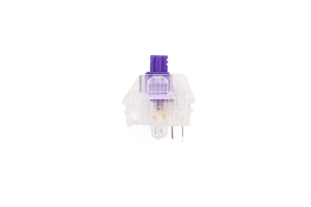 Gateron Zealio V2 Switch Tactile 62g 65g 67g 78g 5pin SMD RGB mx stem switch for mechanical keyboard Purple Colorway