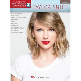 Hal Leonard HL00142735 Taylor Swift Easy Piano Play-along Volume 19