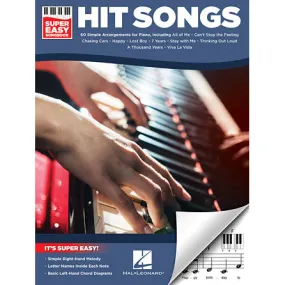 Hal Leonard HL00194367 Hit Songs - Super Easy Songbook