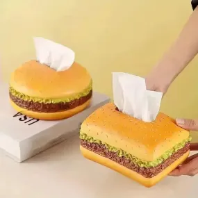 Hamburger & Wrap Novelty Tissue Box Holders