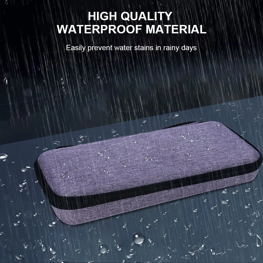 Hard Shell Carrying Case Double Zipper Wireless Keyboard Storage Bag Shockproof Dustproof Accessories for Mini/MX Mechanical