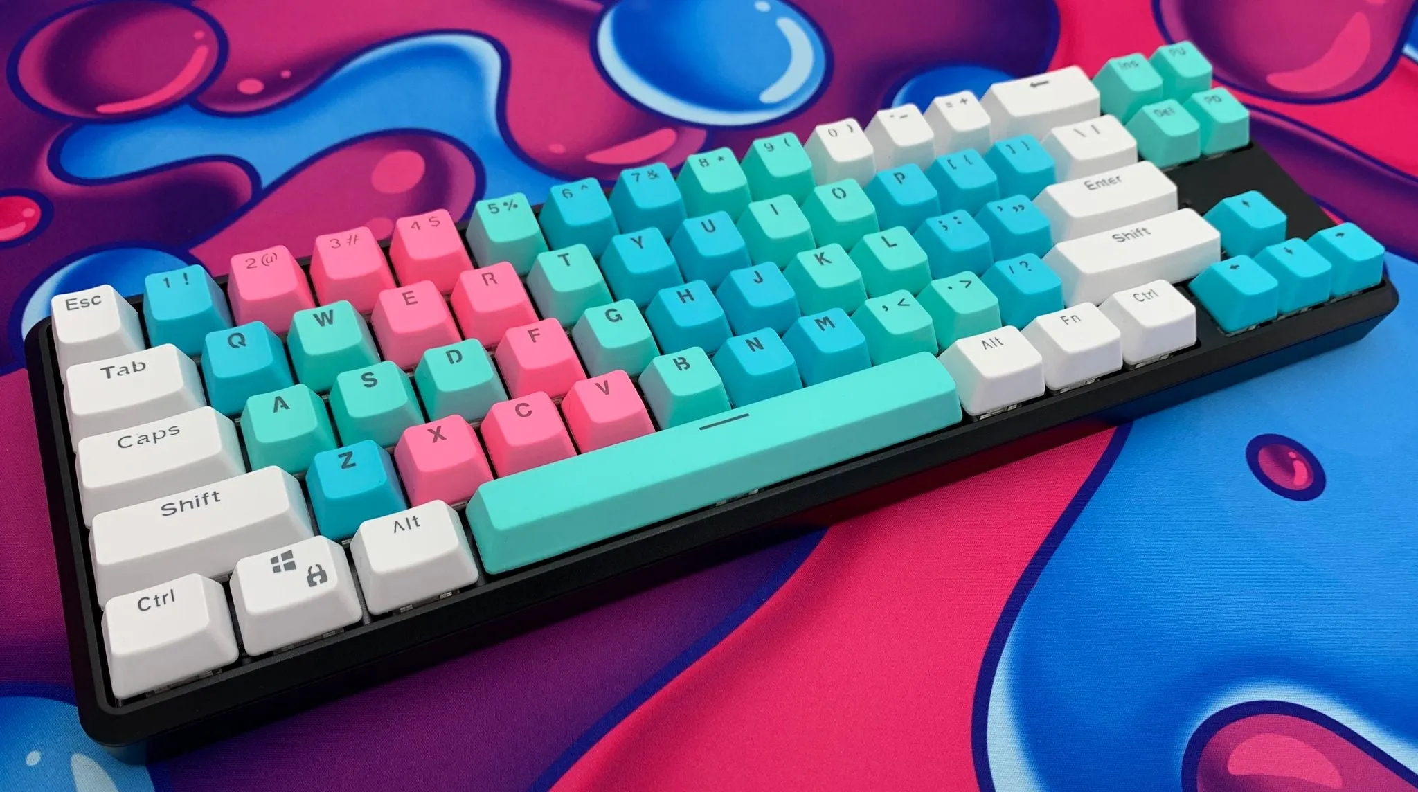 Hotswap 65% Mechanical Keyboard - Cosmic Candy V1