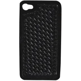 HPC32B - Black Leather iPhone Case