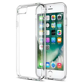 iPhone 7 Case, Trainium [Clarium Series] Premium Shock Absorption TPU Bumper Cushion   Scratch Resistant Clear Protective Cases Hard Cover for Apple iPhone 7 2016 - Clear (TM000019)