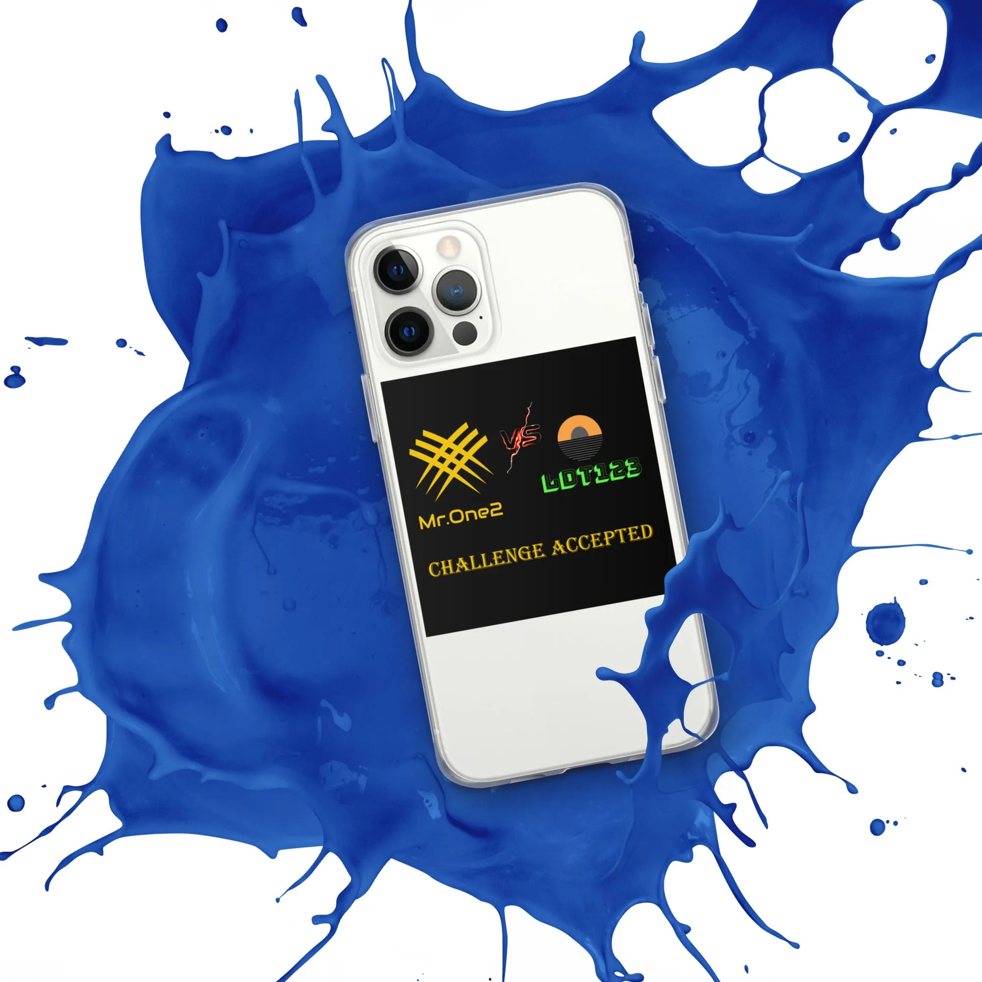 iPhone Case (challenge accepted logo)