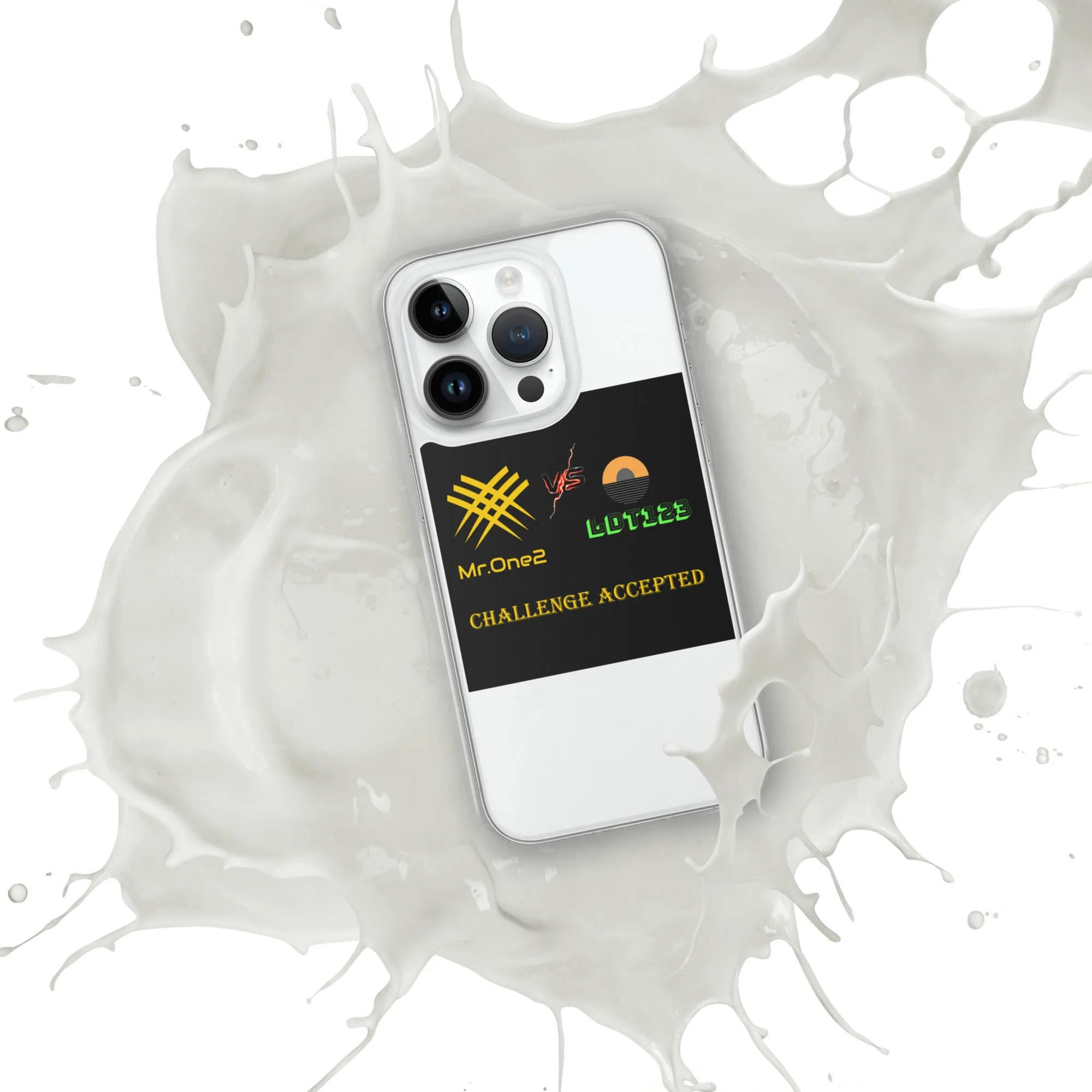 iPhone Case (challenge accepted logo)