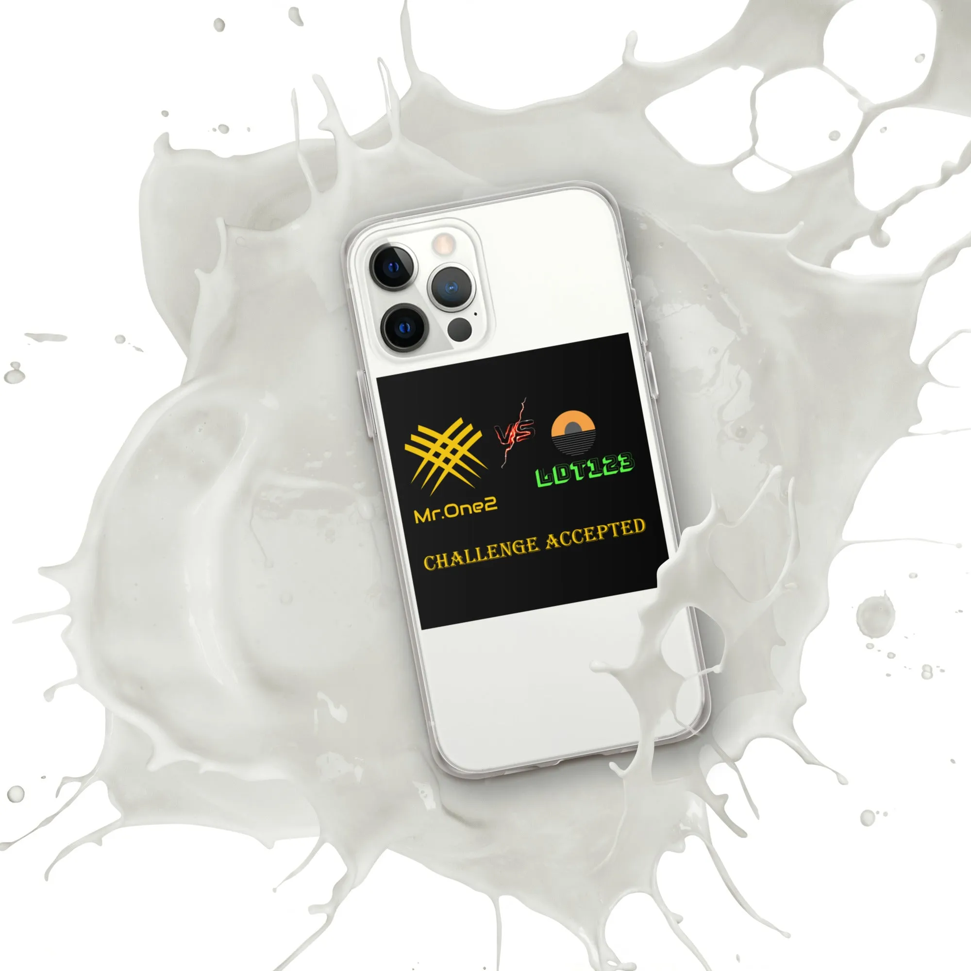 iPhone Case (challenge accepted logo)