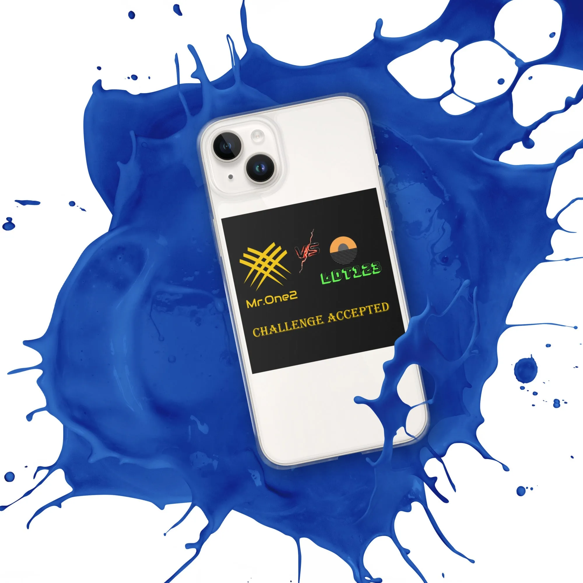 iPhone Case (challenge accepted logo)