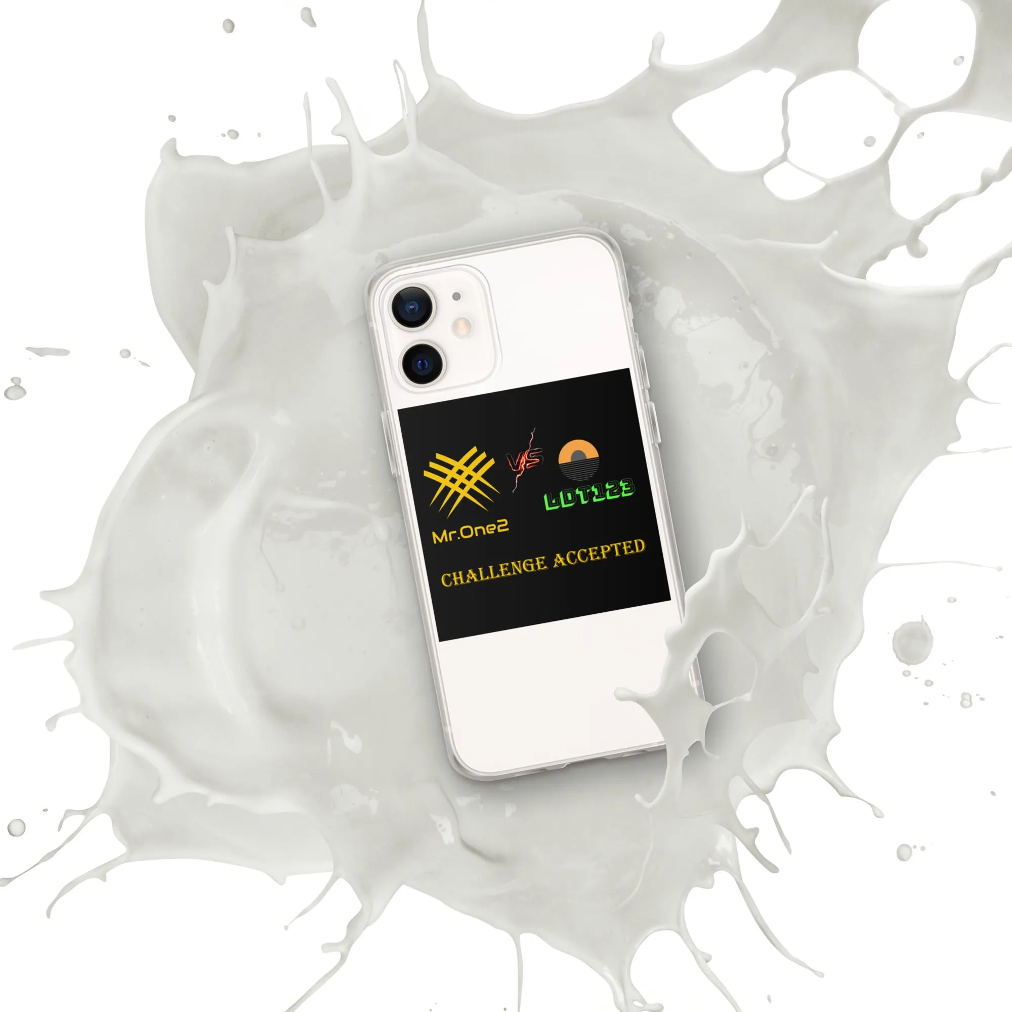 iPhone Case (challenge accepted logo)