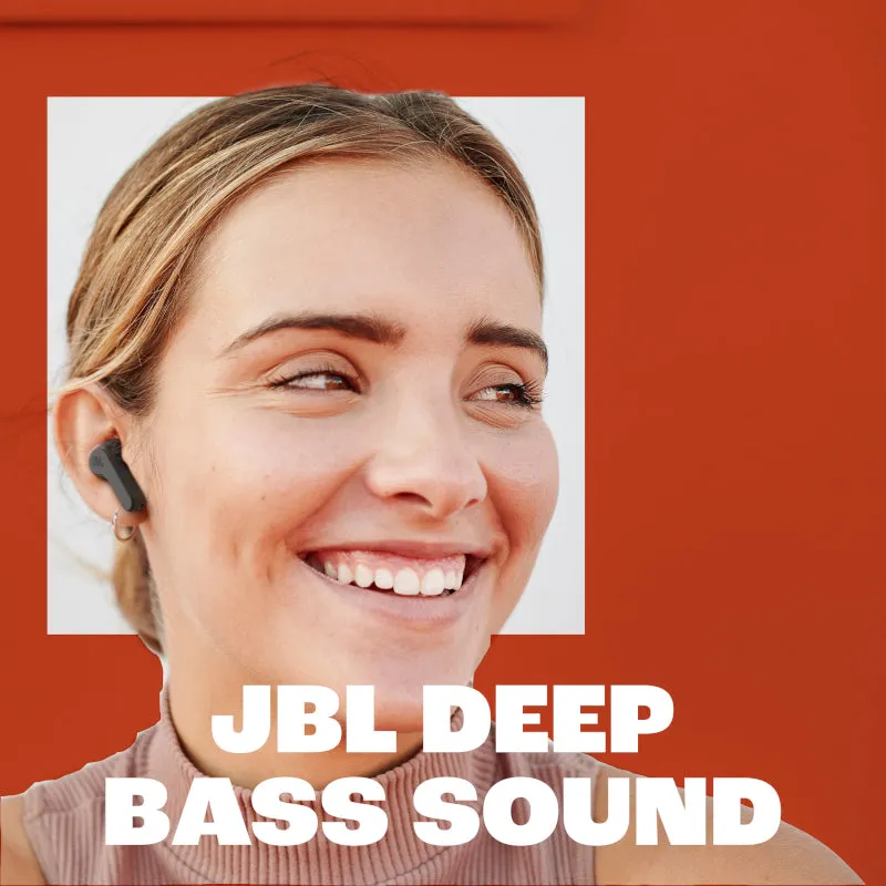 JBL Wave Beam True Wireless Earbuds | Bluetooth 5.2 | Deep Bass Sound | Speed Charge | Smart Ambient Aware | 32 Hours Long Battery Life | IP54 | IPX2 | Water & Dust Resistant