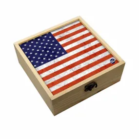 Jewellery Box Wooden Jewelry Organizer -  Usa Flag