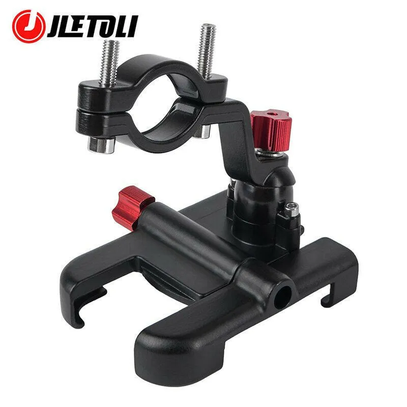 JLETOLI Aluminum Alloy Bike Phone Holder 360 Degree Rotation Bicycle Phone Holder Non-slip Cycling Phone Stand Mtb Accessories