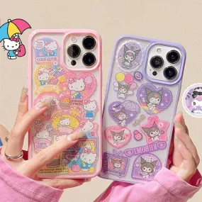 Kawaii Sticker iPhone Case