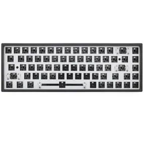 Keyhome KH68 kit 68 key dual mode Bluetooth 5.0 Mechanical Keyboard 65% lighting effect RGB switch led type c software macro pcb