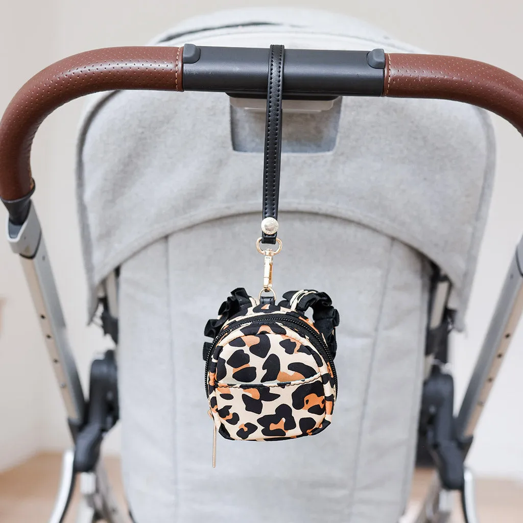 Lana Leopard Tan Pacifier Pod