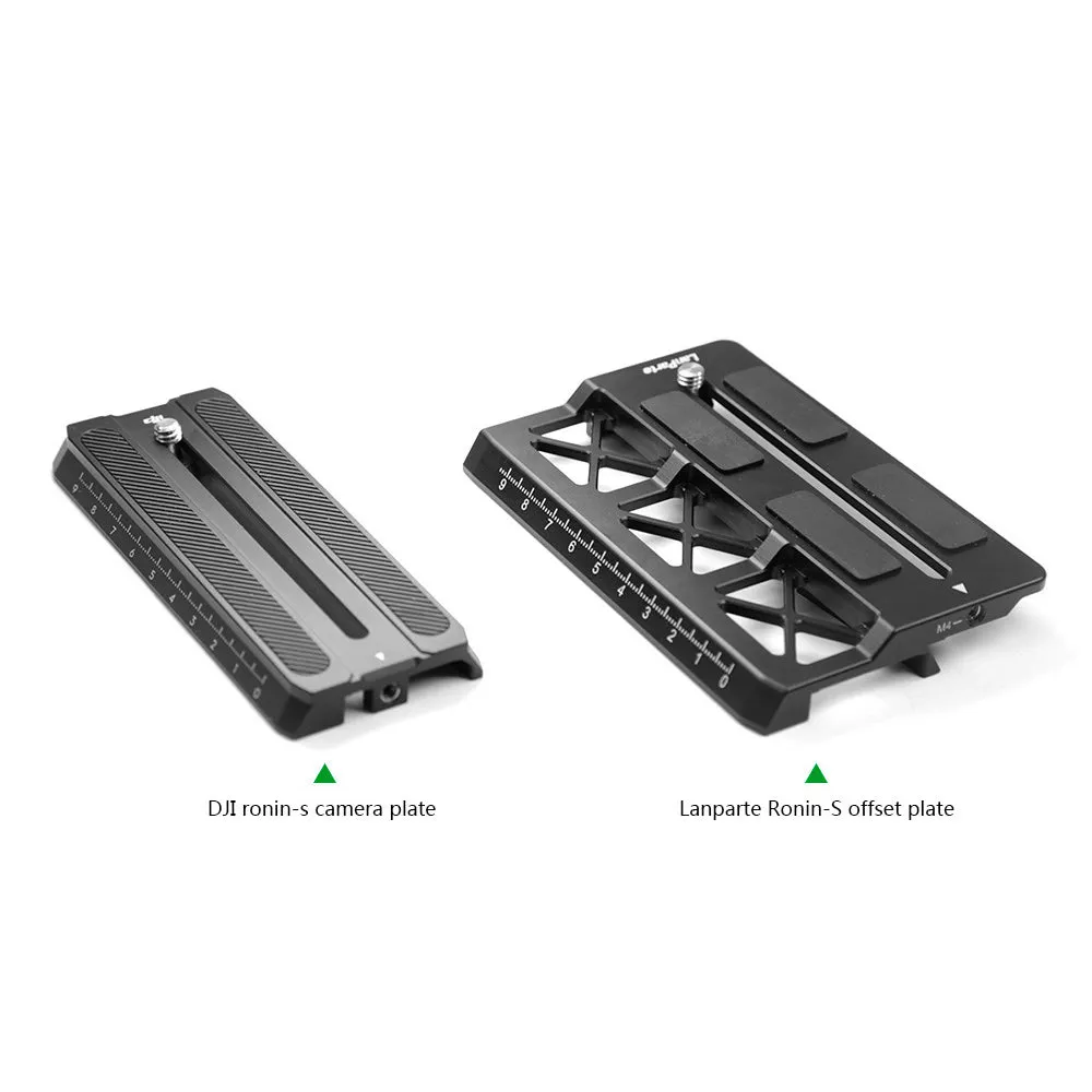 LanParte Offset Camera Plate for Ronin-S for BMPCC 4K