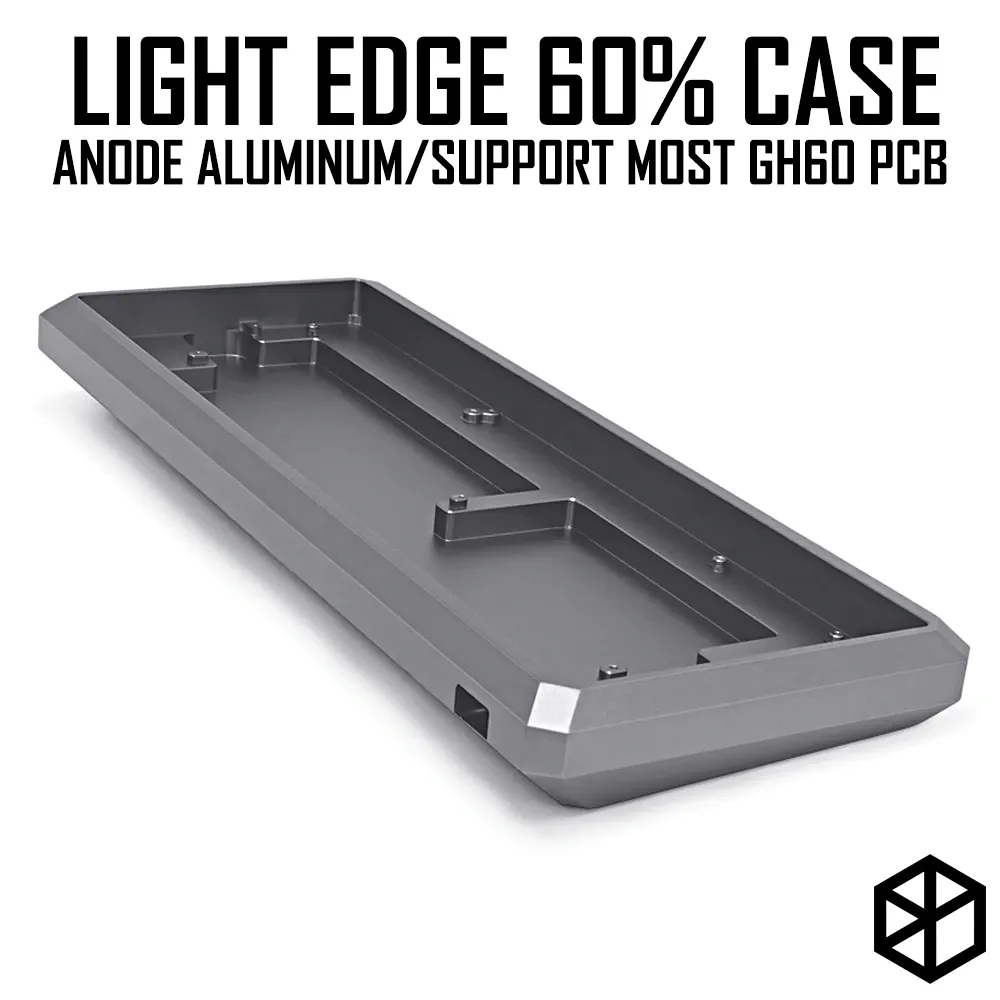 Light Edge 60% Anodized Aluminium case or Acrylic Case for mechanical keyboard