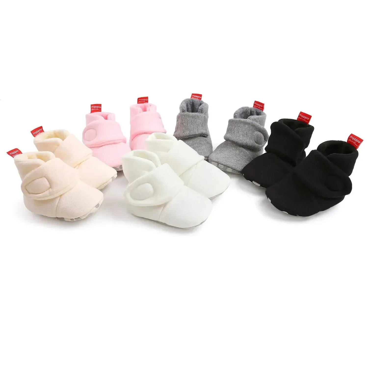 Meckior Baby Shoes Socks Warm Anti-slip Cotton Comfort Light Weight