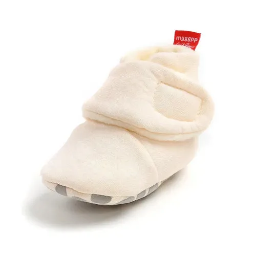 Meckior Baby Shoes Socks Warm Anti-slip Cotton Comfort Light Weight