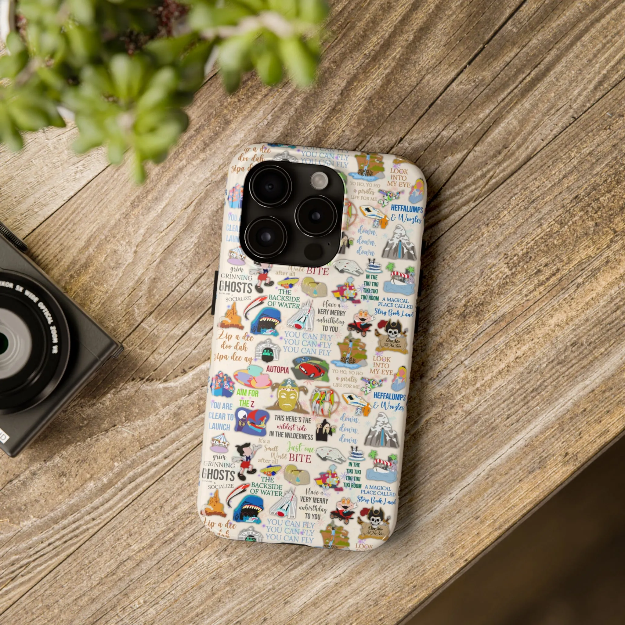 Mega Land Disney Rides Inspired Phone Case Gift Inspired Fan Art Iphone Quotes Disneyland Magic Kingdom World Ride Quotes