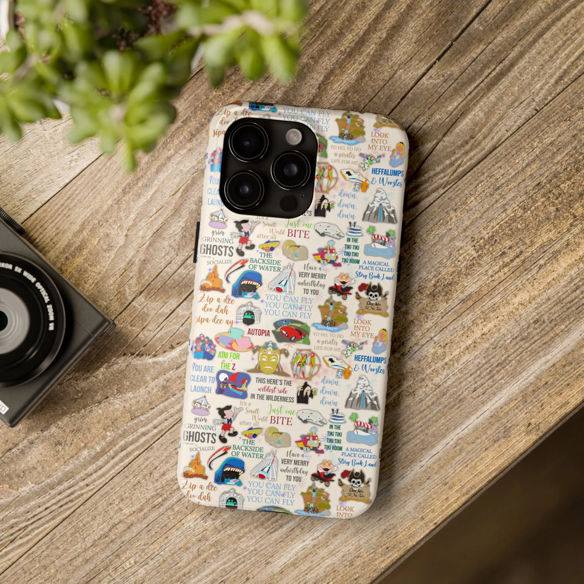 Mega Land Disney Rides Inspired Phone Case Gift Inspired Fan Art Iphone Quotes Disneyland Magic Kingdom World Ride Quotes