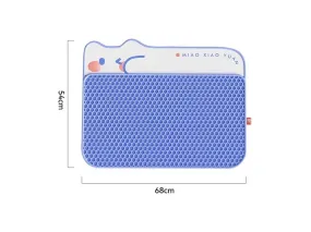 MeowSmart Colorful Double Litter Control Mat-68*54cm