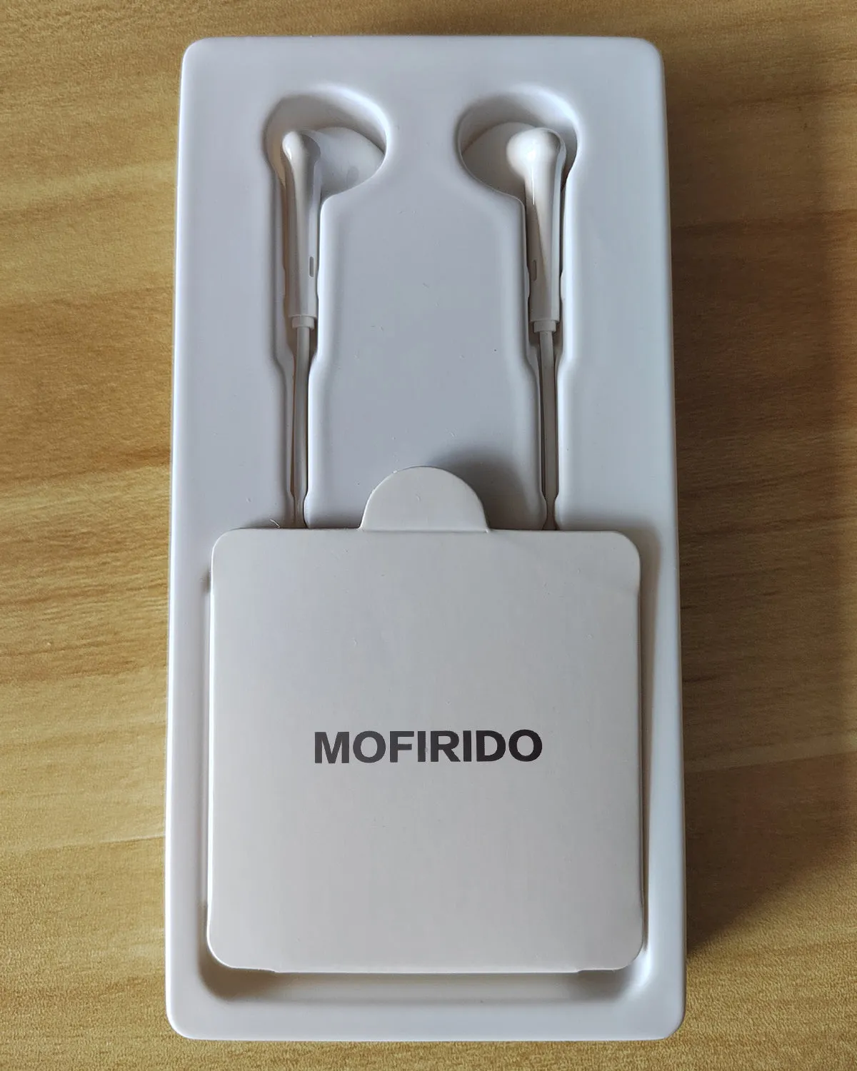 MOFIRIDO With Apple Earphones with 3.5mm Wired Earbuds with Microphone & Volume Control