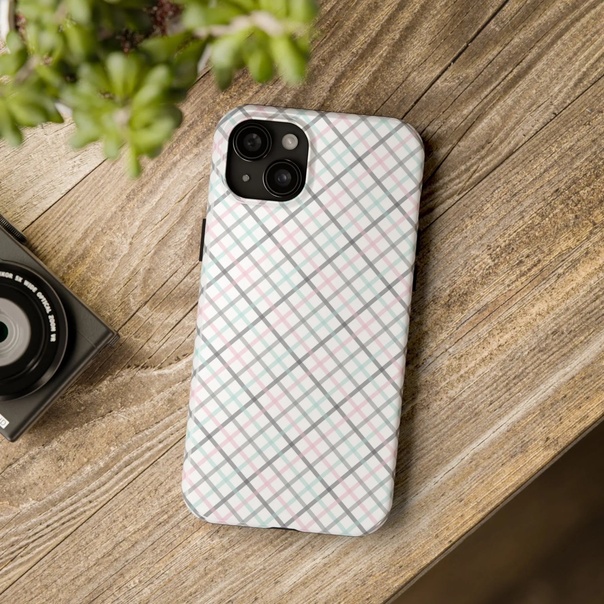 Multicolor Striped Pattern design Tough Phone Case compatible with a large variety of iphone models