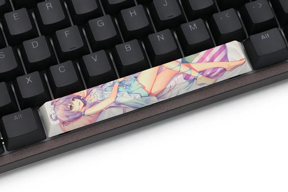 Novelty allover dye subbed Keycaps spacebar pbt  Luo Tianyi ルオ・テンイ 洛天依 OEM VOCALOID